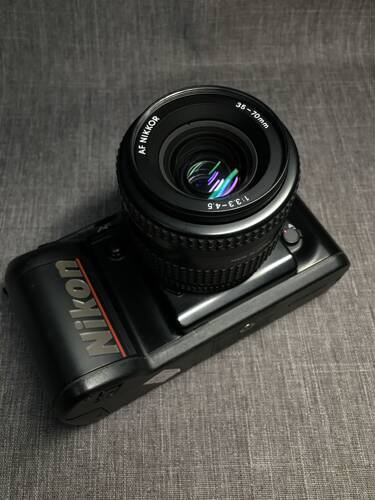 nikon尼康F-401s35-70套机135胶卷胶片菲林复古中古成色好黑色HOT - 图1