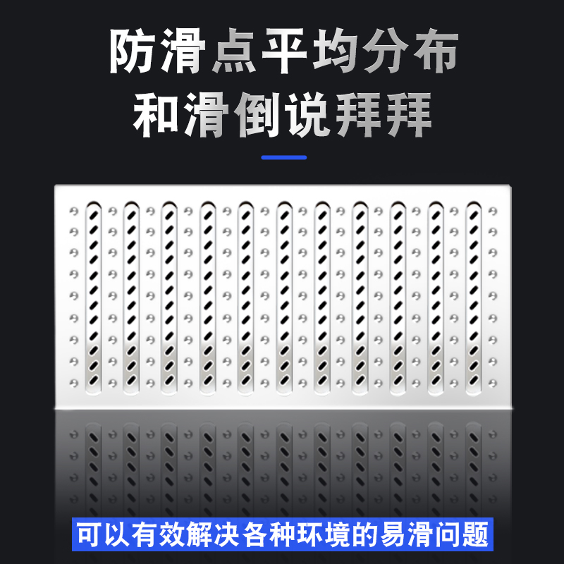 304不锈钢厨房下水道地沟格栅盖水沟排水沟盖板雨水篦子明沟沟槽 - 图0