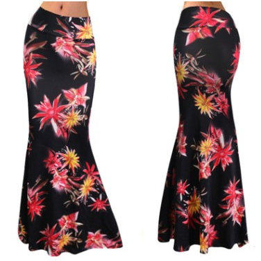 Summer high waist package hip skirt ladies long skirts包臀裙 - 图2