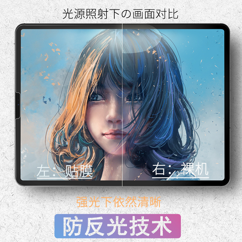 paperlike2018ipad类纸膜日本9.7 ipadpro11手写膜Air4绘画纸感膜