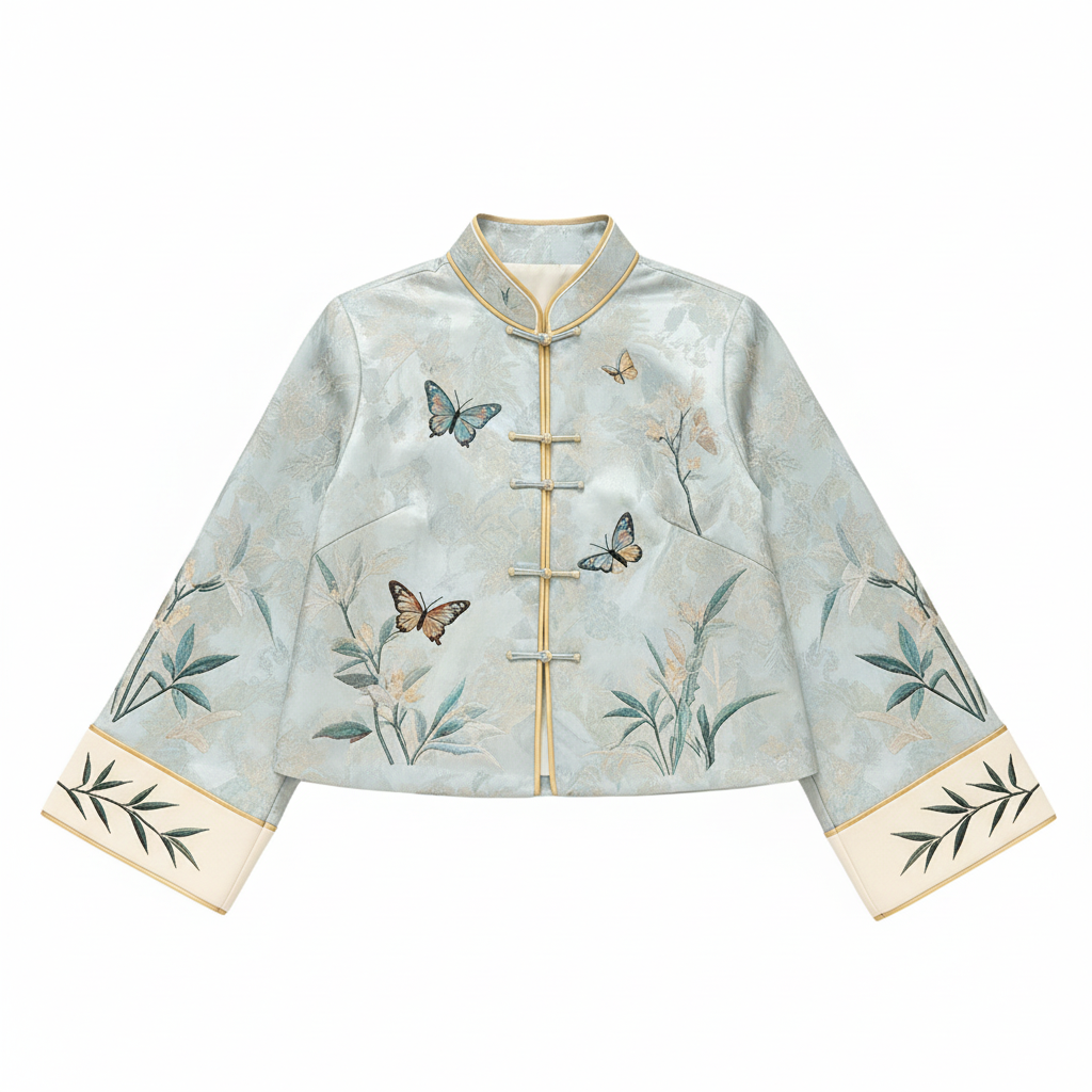 2025秋冬新款清冷日常通勤绣花改良新中式汉服女外套马面裙两件套,淘宝优惠券,粉丝福利购,淘宝优惠卷