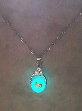 夜光十二生肖项链转运儿童红绳男