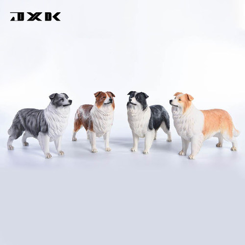 JXK边境牧羊犬摆件 仿真狗宠物边牧周边模型小动物治愈系树脂饰品 - 图2