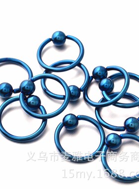 阴环体环几何乳环耳饰耳骨ED55环BCR环PA穿刺钉风鼻环眉钉