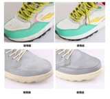 Удалите окрашивание артефакт маленькие белые туфли белый уборщик для обуви, кроссовки, туфли на холсте, белый агент на желтый