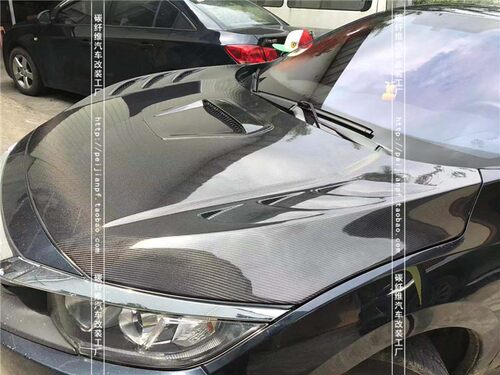 适用于本田十代思域碳纤维机盖CIVIC FK7 FK8改装开孔引擎盖头盖 - 图0