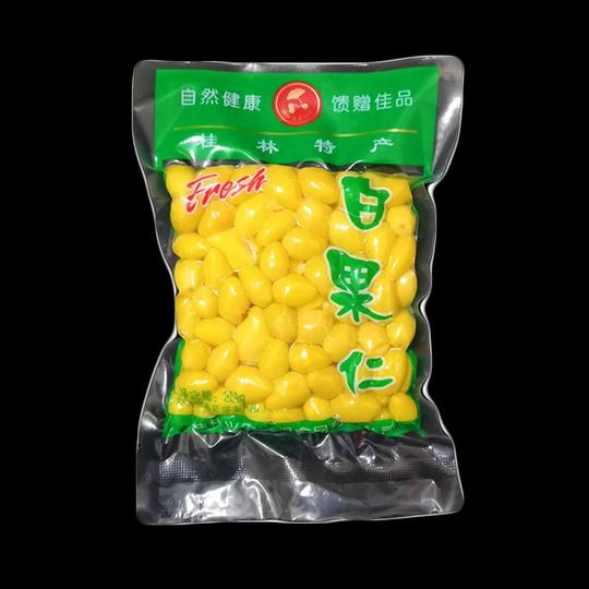 Special grade white nuts shelled and peeled ginkgo vacuum packed
