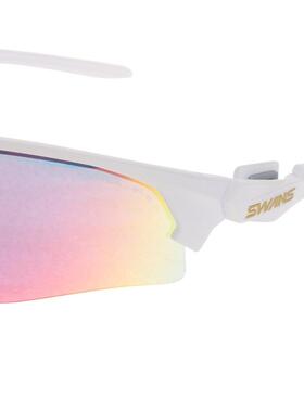 代购SWANS女士太阳镜UV防护偏光镜片防滑设计抗冲击白色框