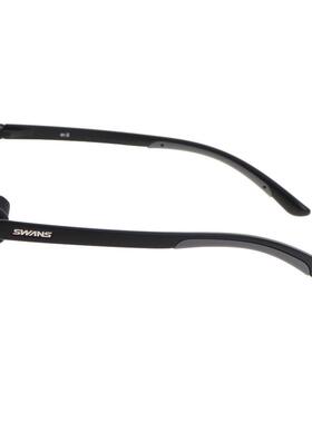 代购SWANS女士太阳镜防紫外线偏光高清晰度抗反射方形黑色