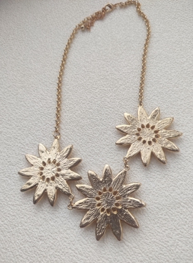 2026新款女项链花朵吊坠项链女精致时尚小众设计感女生细项链饰品