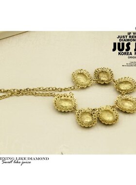 2026新款女生项链黑色花朵项链女精致时尚小众设计感金属项链气质