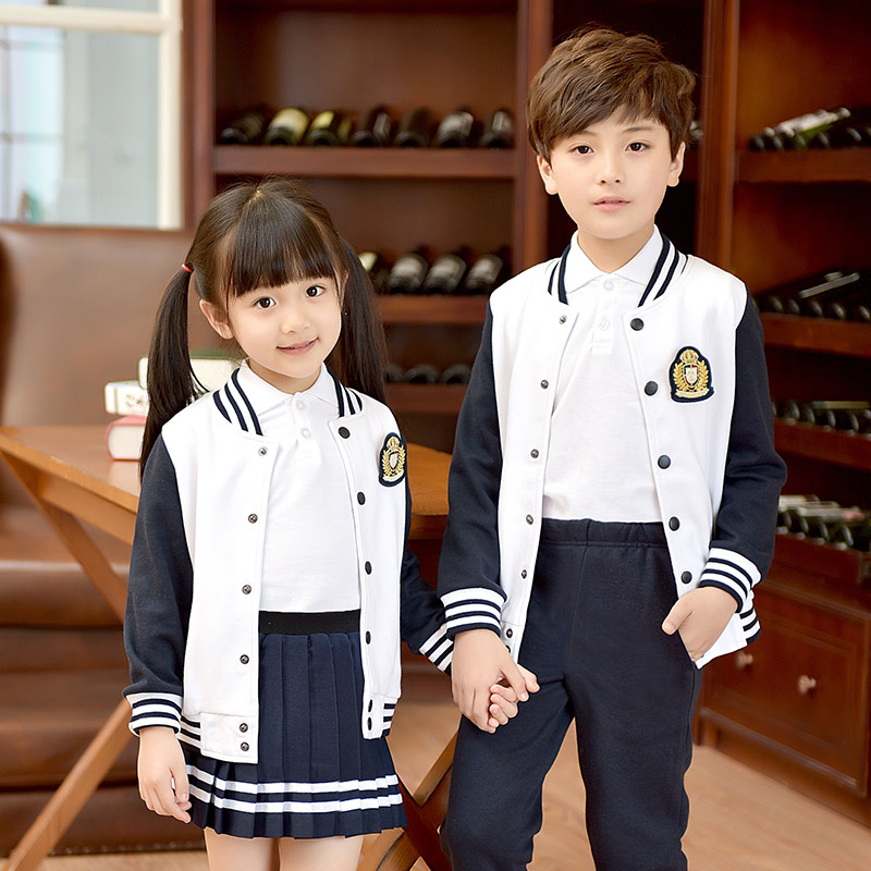 小学生校服套装春秋冬季韩版男女童装运动服棒球服班服幼儿园园服