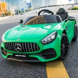 Электрический электромобиль для двоих на четырех колесах, большой детский транспорт, рубиновая детская игрушечная машина подходит для мужчин и женщин с сидением, дистанционное управление, популярно в интернете