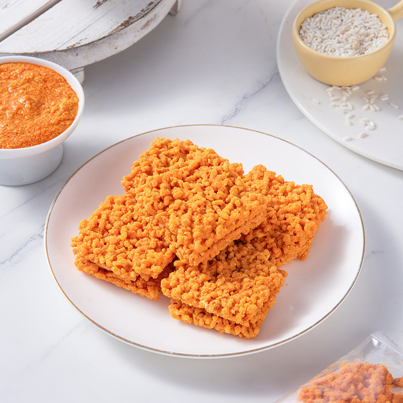 麦德龙代购宜客蟹黄味糯米锅巴708g酥脆蟹黄鲜香独立小包解馋零食