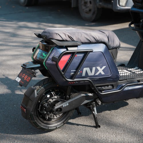 适用小牛新款NX风速版加粗加厚防撞保险杠护杠尾架货架改装配件 - 图0