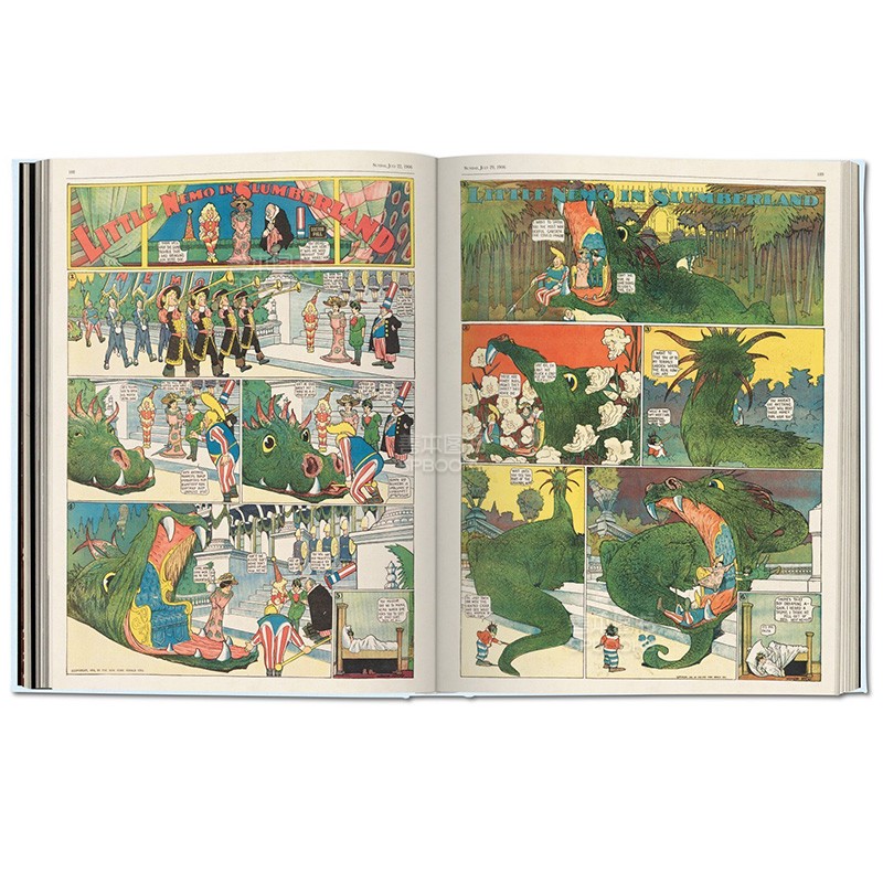 【现货】【TASCHEN】温瑟·麦凯：小尼莫全集 Winsor McCay. The Complete Little Nemo 英文原版进口艺术漫画 善本图书 - 图3