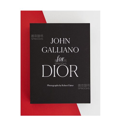 【现货】【T&H】John Galliano for Dior约翰·加利亚诺时期的迪奥英文原版服装设计-图0