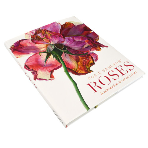 罗西·桑德斯的玫瑰 Rosie Sanders'Roses植物学艺术插画画册画集水彩花卉图案集英文原装进口艺术美术生临摹可单拍善本图书-图1