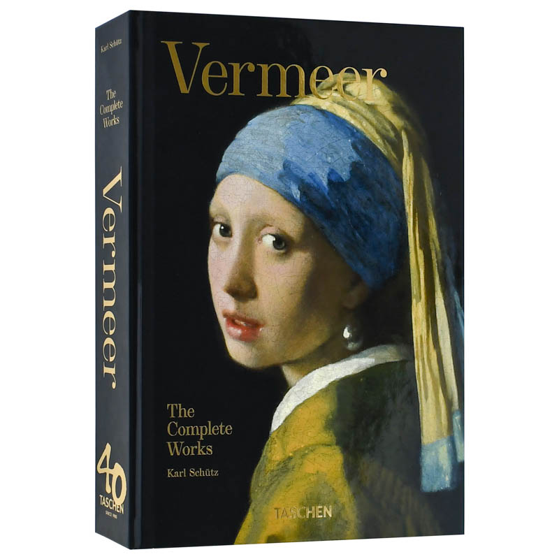 【现货】【Taschen40周年纪念版】维米尔作品全集Vermeer.The Complete Works 英文原版进口艺术画册TASCHEN善本图书 - 图0