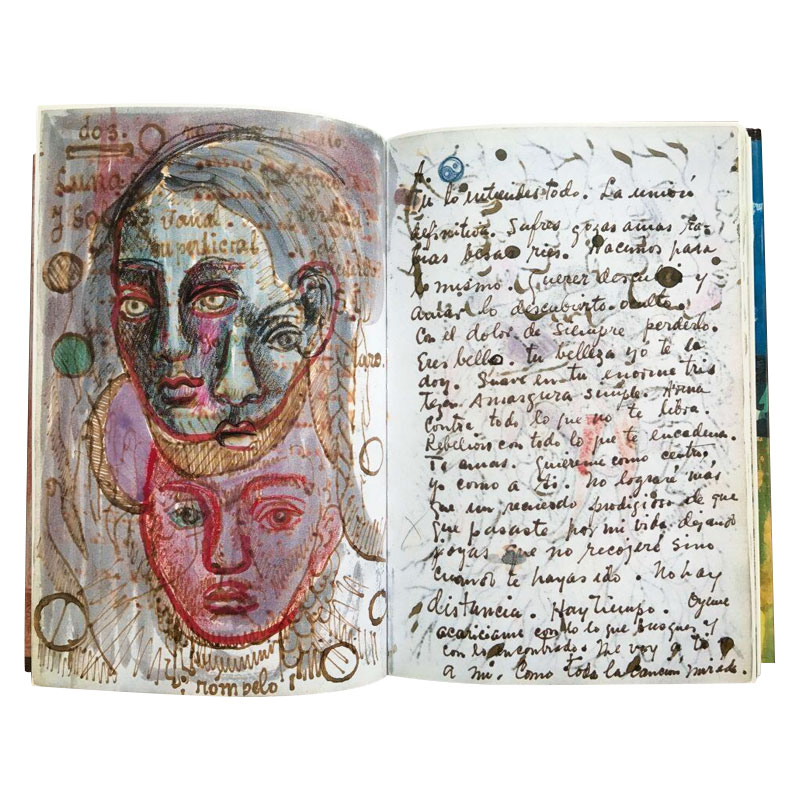 佛里达·卡洛的日记 The Diary of Frida Kahlo弗里达卡罗传奇女艺术家英文原版手稿绘画画册作品集自画像善本图书(可单拍)-图2