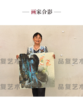 廖老师纯手绘水墨花鸟画