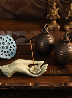 精油瓶大容量陶瓷闻香瓶