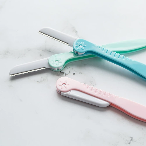 Бритва для бровей, бритва для бровей, безопасный складной набор для начинающих женщин, специальный инструмент для стрижки бровей для профессионального визажиста