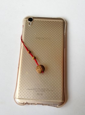 桃核野生压惊手工编织吊坠