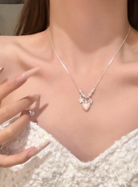 杜乐丽少女~粉色草莓珍珠项链