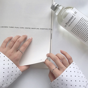 冷淡风小食指对戒戒指