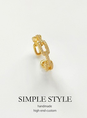 新款镂空指环开口女款高级感礼物小众个性时尚百搭镶钻手饰品E016