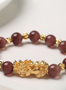 貔貅手链施琦缘玛瑙黑玛瑙首饰品