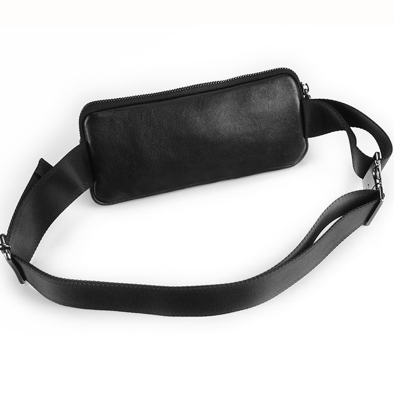 2020新款真皮胸腰包男休闲 心飞扬箱包男士包袋