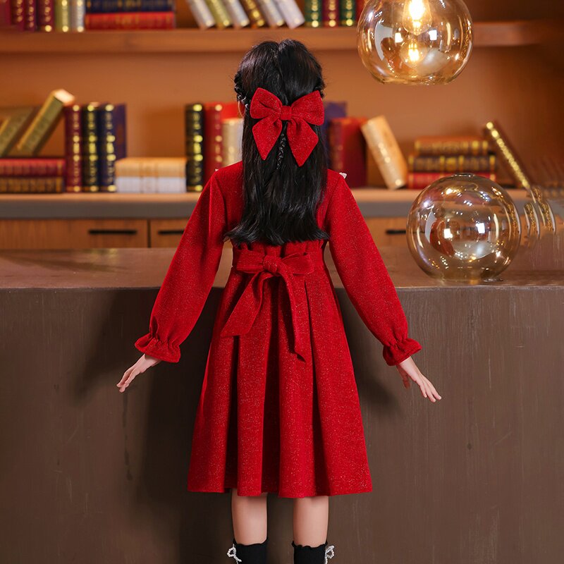 女童连衣裙秋冬新款公主裙宝宝洋气长袖加绒年服童装儿童春秋裙子,淘宝优惠券,粉丝福利购,淘宝优惠卷