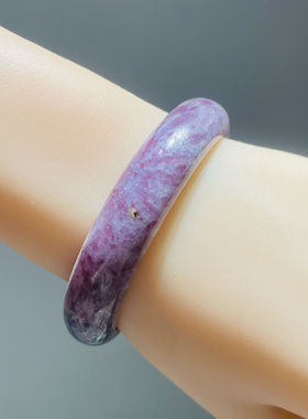 巴西纯天然碧玺手镯 红蓝碧玺 一物一图