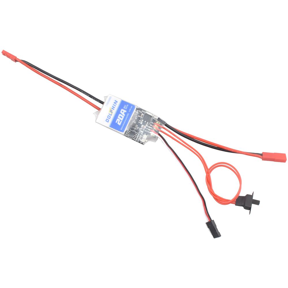 2A/5A/10A/20A单路双向有刷电调Dolphin 带中位刹车PWM信号 车船 - 图3