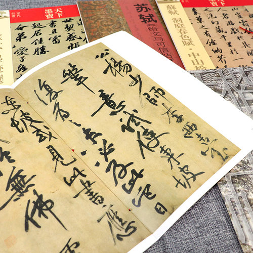 【全5册】苏轼书法全集 唐诗宋词集字+苏轼千字文+苏轼墨迹选二+洞庭春色赋中山松醪赋 赤壁赋小楷尺牍苏东坡行书草书毛笔书法字帖 - 图2