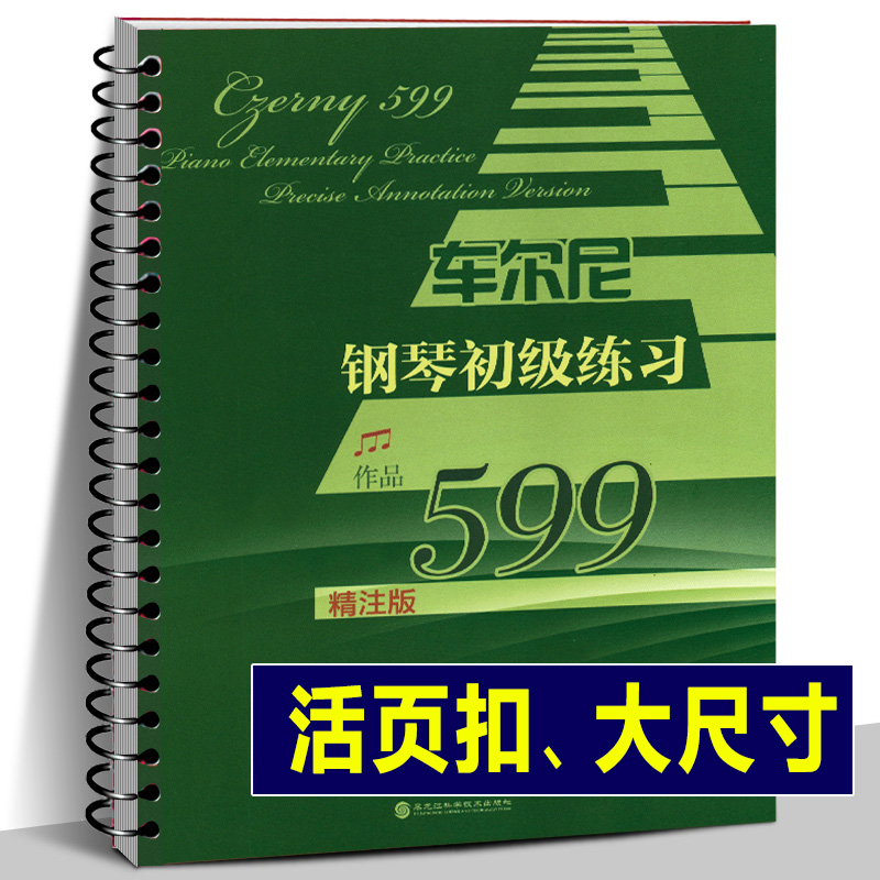 全10册精装活页环钢琴曲谱书 巴赫初级钢琴曲集 车尔尼599 849 299 哈农钢琴练指法 拜厄钢琴基本教程世界儿童小汤普森小奏鸣曲集