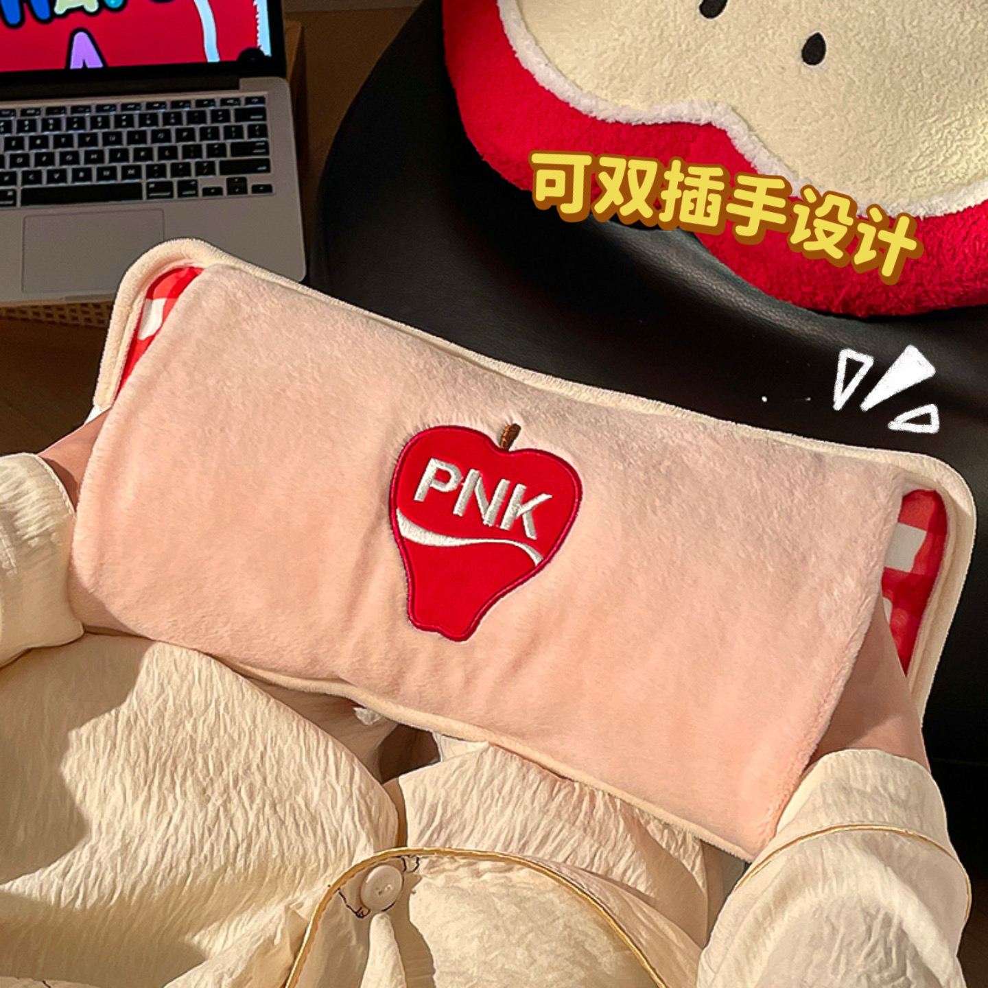 默默爱 豹纹加大一体热水袋暖手袋充电2025新款防爆正品暖宝宝热 - 图1