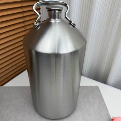 304不锈钢白酒壶可窖藏白酒高端送礼酒坛食品级啤酒桶户外携带 - 图3