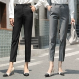 Черные штаны, костюм, пиджак классического кроя, свободный прямой крой