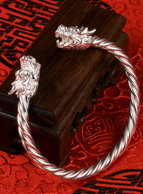 龙年饰品首饰纯银原创男女