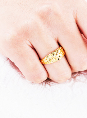 正品满天星经典活口可调节戒指镀金色男女款情侣送女友送妈妈礼物