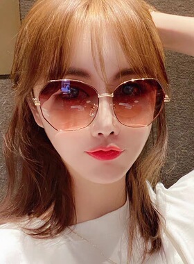 近视墨镜夏天大脸显瘦女可配度数