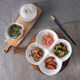 Creative white ceramic plates for home weight loss hotel