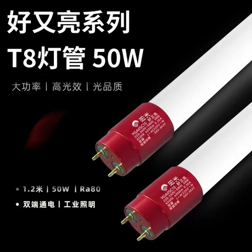 阳光照明t8led灯管日光长条灯一体化全套家用超高亮节能1米2光管 - 图2