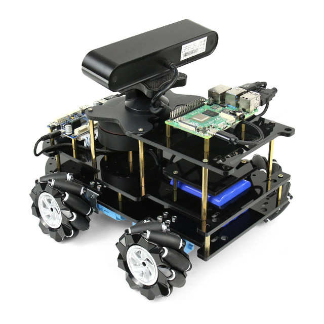 Mecanum wheel AI car SLAM build map