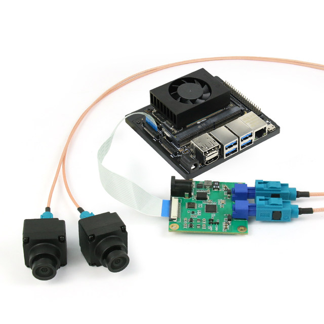 2-way GMSL2 development board supports IMX390