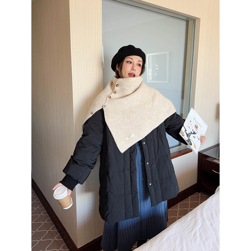 vogana戛纳家大码原创冬日保命韩系松弛95白鸭绒羽绒服加厚外套,淘宝优惠券,粉丝福利购,淘宝优惠卷