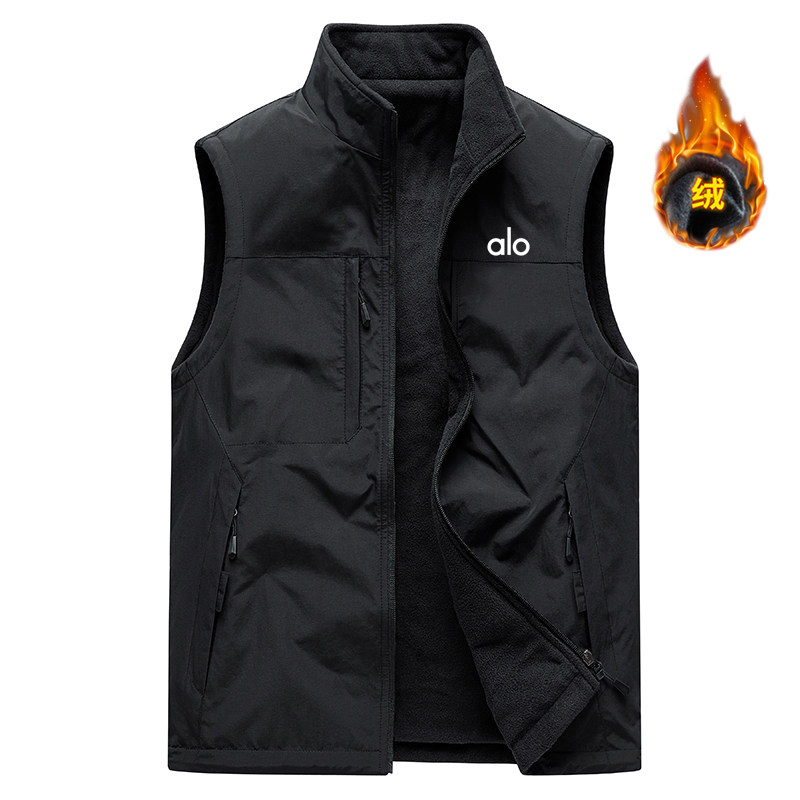 alo马甲男加绒加厚背心内胆立领坎肩防风休闲户外运动钓鱼商务,淘宝优惠券,粉丝福利购,淘宝优惠卷